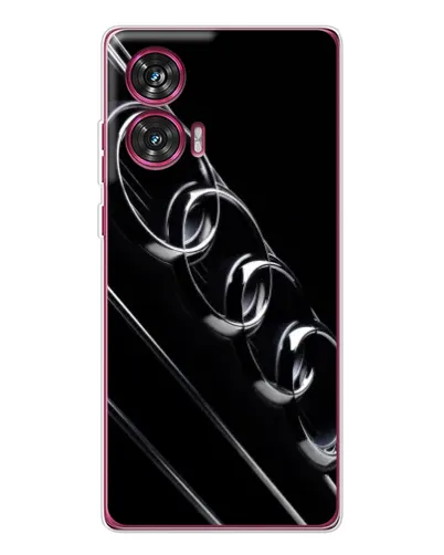 Чехол для Motorola Edge 50 Fusion с картинкой «Audi — абстрактные кольца»