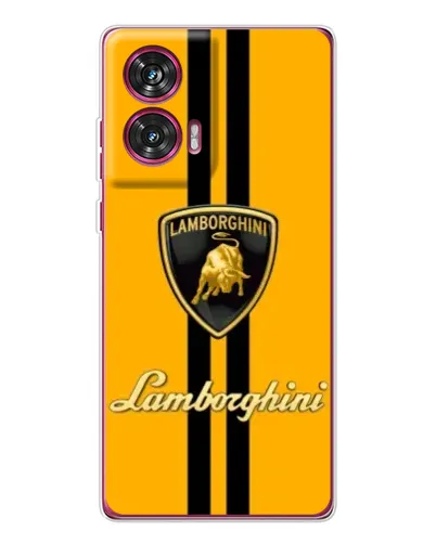 Чехол для Motorola Edge 50 Fusion с картинкой «Lamborghini Stripe желтый» Чехол для Motorola Edge 50 Fusion с картинкой «Lamborghini Stripe желтый»