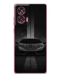 Чехол для Motorola Edge 50 Fusion с картинкой «Lamborghini симметрия дорог»