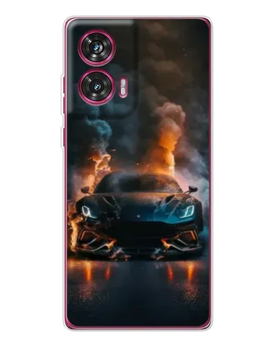 Чехол для Motorola Edge 50 Fusion с картинкой «Lamborghini дымная эстетика» Чехол для Motorola Edge 50 Fusion с картинкой «Lamborghini дымная эстетика»