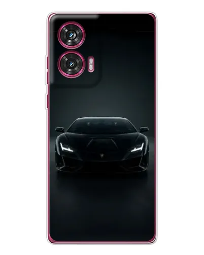 Чехол для Motorola Edge 50 Fusion с картинкой «Черный Lamborghini Aventador» Чехол для Motorola Edge 50 Fusion с картинкой «Черный Lamborghini Aventador»