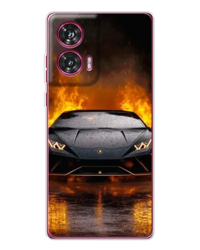 Чехол для Motorola Edge 50 Fusion с картинкой «Lamborghini в огне» Чехол для Motorola Edge 50 Fusion с картинкой «Lamborghini в огне»