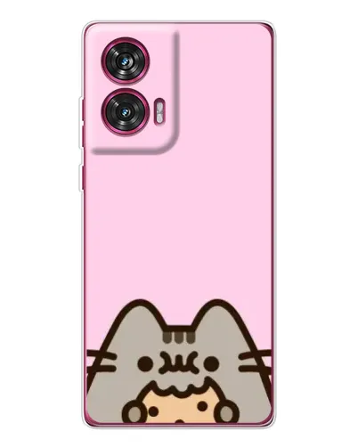 Чехол для Motorola Edge 50 Fusion с картинкой «Pusheen и печенье» Чехол для Motorola Edge 50 Fusion с картинкой «Pusheen и печенье»
