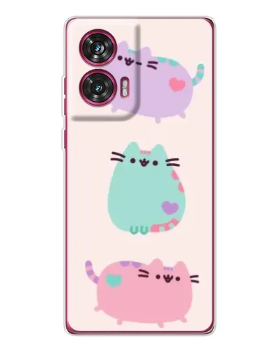 Чехол для Motorola Edge 50 Fusion с картинкой «Pusheen трио» Чехол для Motorola Edge 50 Fusion с картинкой «Pusheen трио»