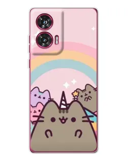 Чехол для Motorola Edge 50 Fusion с картинкой «Единорог Pusheen»