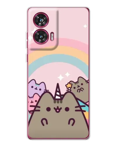 Чехол для Motorola Edge 50 Fusion с картинкой «Единорог Pusheen» Чехол для Motorola Edge 50 Fusion с картинкой «Единорог Pusheen»
