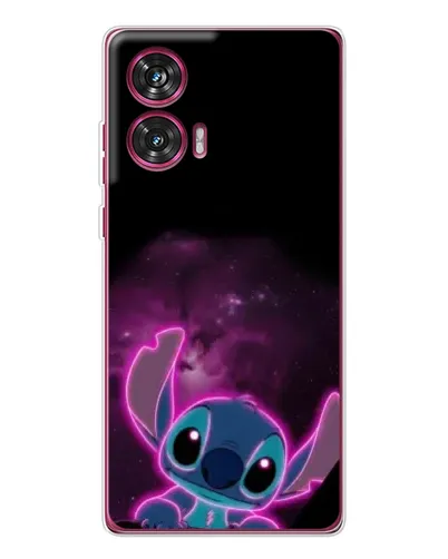 Чехол для Motorola Edge 50 Fusion с картинкой «Неоновый Stitch»