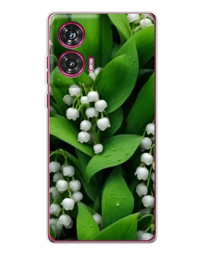 Чехол для Motorola Edge 50 Fusion с картинкой «Ландыши в зелени»