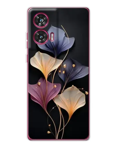 Чехол для Motorola Edge 50 Fusion с картинкой «Лиловые цветы грации»