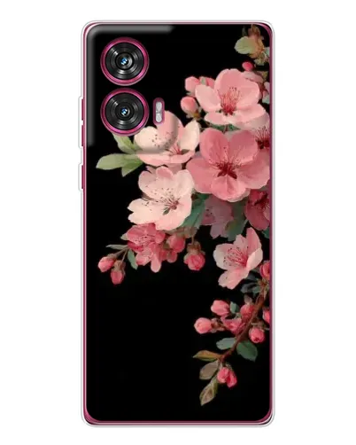 Чехол для Motorola Edge 50 Fusion с картинкой «Розовая ветка сакуры»