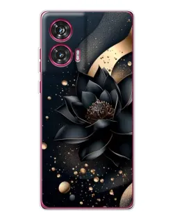 Чехол для Motorola Edge 50 Fusion с картинкой «Черный лотос» Чехол для Motorola Edge 50 Fusion с картинкой «Черный лотос»