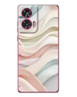 Чехол для Motorola Edge 50 Fusion с картинкой «Пастельные нежные волны»