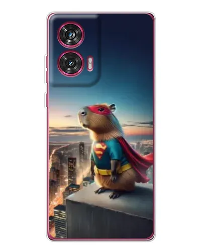 Чехол для Motorola Edge 50 Fusion с картинкой «Капи-мен супергерой»