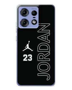 Чехол для Motorola Edge 50 Pro с картинкой «Jordan Vertical»