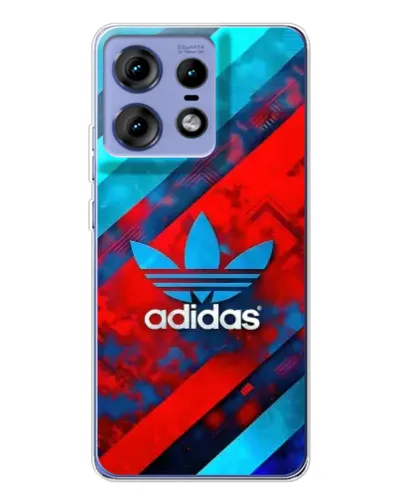 Чехол для Motorola Edge 50 Pro с картинкой «Абстракция Adidas»