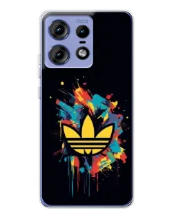 Чехол для Motorola Edge 50 Pro с картинкой «Adidas Splash»
