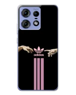Чехол для Motorola Edge 50 Pro с картинкой «Adidas Hands»