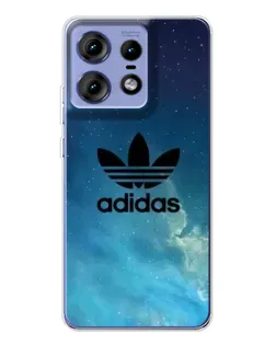 Чехол для Motorola Edge 50 Pro с картинкой «Adidas Stone Logo»