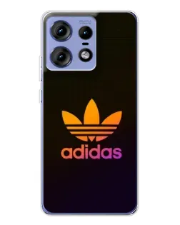 Чехол для Motorola Edge 50 Pro с картинкой «Градиент Adidas»