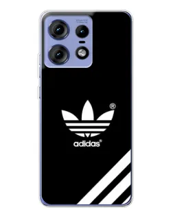 Чехол для Motorola Edge 50 Pro с картинкой «Adidas с диагональными полосами»