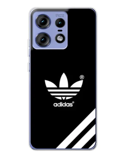 Чехол для Motorola Edge 50 Pro с картинкой «Adidas с диагональными полосами»