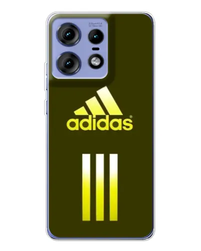 Чехол для Motorola Edge 50 Pro с картинкой «Оливковый градиент Adidas»