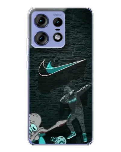 Чехол для Motorola Edge 50 Pro с картинкой «Спортивный арт Nike»