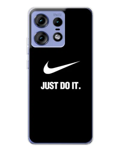 Чехол для Motorola Edge 50 Pro с картинкой «Классический принт Nike»
