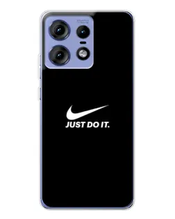 Чехол для Motorola Edge 50 Pro с картинкой «Минимализм от Nike» Чехол для Motorola Edge 50 Pro с картинкой «Минимализм от Nike»