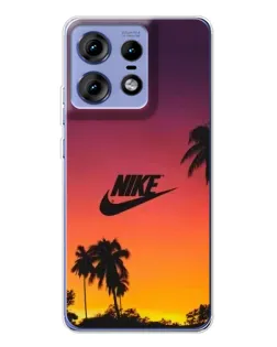 Чехол для Motorola Edge 50 Pro с картинкой «Nike на закате солнца» Чехол для Motorola Edge 50 Pro с картинкой «Nike на закате солнца»