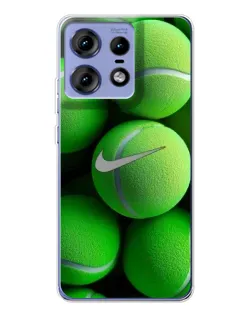 Чехол для Motorola Edge 50 Pro с картинкой «Теннисные мячи Найк» Чехол для Motorola Edge 50 Pro с картинкой «Теннисные мячи Найк»