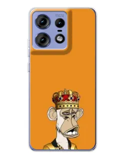 Чохол для Motorola Edge 50 Pro з картинкою «Золота мавпа Bored Ape»