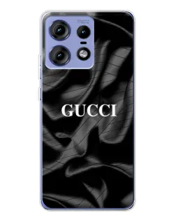 Чохол для Motorola Edge 50 Pro з картинкою «Gucci — шовкові хвилі»