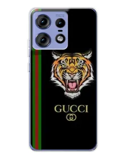 Чехол для Motorola Edge 50 Pro с картинкой «Тигр Gucci»