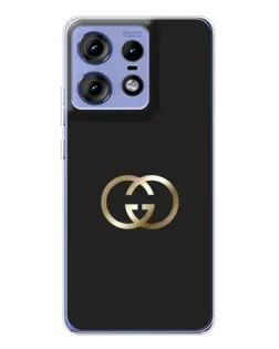Чехол для Motorola Edge 50 Pro с картинкой «Минимализм Gucci»