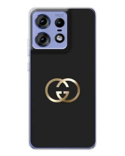 Чехол для Motorola Edge 50 Pro с картинкой «Минимализм Gucci»