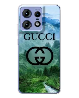 Чехол для Motorola Edge 50 Pro с картинкой «Gucci — горный пейзаж»