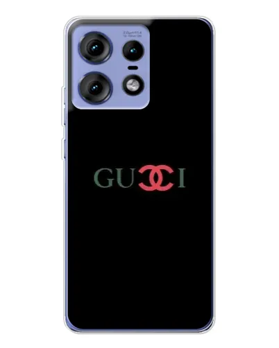 Чехол для Motorola Edge 50 Pro с картинкой «Gucci — красный градиент»