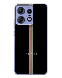 Чохол для Motorola Edge 50 Pro з картинкою «Gucci — строга лінія» Чохол для Motorola Edge 50 Pro з картинкою «Gucci — строга лінія»