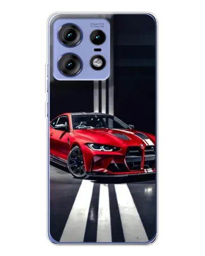 Чехол для Motorola Edge 50 Pro с картинкой «Красная BMW на дороге» Чехол для Motorola Edge 50 Pro с картинкой «Красная BMW на дороге»