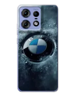 Чохол для Motorola Edge 50 Pro з картинкою «Логотип BMW — лід» Чохол для Motorola Edge 50 Pro з картинкою «Логотип BMW — лід»