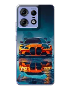 Чохол для Motorola Edge 50 Pro з картинкою «BMW — золота емблема» Чохол для Motorola Edge 50 Pro з картинкою «BMW — золота емблема»