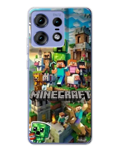Чехол для Motorola Edge 50 Pro с картинкой «Замок Minecraft» Чехол для Motorola Edge 50 Pro с картинкой «Замок Minecraft»
