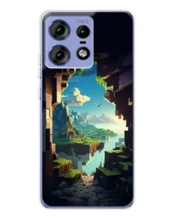 Чохол для Motorola Edge 50 Pro з картинкою «Вид з печери» Чохол для Motorola Edge 50 Pro з картинкою «Вид з печери»