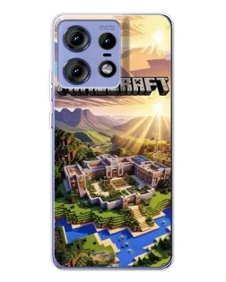 Чохол для Motorola Edge 50 Pro з картинкою «Minecraft панорама» Чохол для Motorola Edge 50 Pro з картинкою «Minecraft панорама»