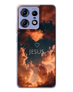 Чехол для Motorola Edge 50 Pro с картинкой «Сияние Имени Jesus» Чехол для Motorola Edge 50 Pro с картинкой «Сияние Имени Jesus»