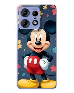 Чехол для Motorola Edge 50 Pro с картинкой «Осенний Mickey Mouse»