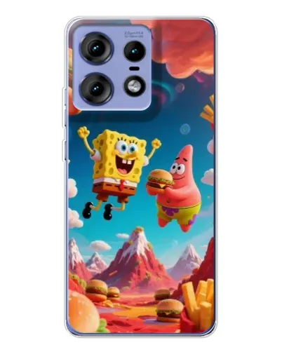 Чехол для Motorola Edge 50 Pro с картинкой «Космический фастфуд» Чехол для Motorola Edge 50 Pro с картинкой «Космический фастфуд»