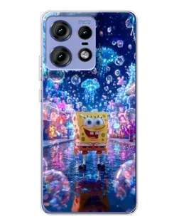 Чехол для Motorola Edge 50 Pro с картинкой «Неоновый океан»