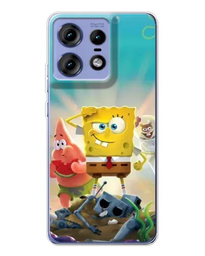 Чехол для Motorola Edge 50 Pro с картинкой «Спанч Боб победитель» Чехол для Motorola Edge 50 Pro с картинкой «Спанч Боб победитель»